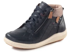 ELENA EDEN , bequeme Damen-Boots, Weite H, mit herausnehmbarem Fußbett MARINE