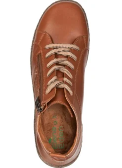 Discount ELENA EDEN , bequeme Damen-Boots, Weite G, mit herausnehmbarem Fußbett COGNAC