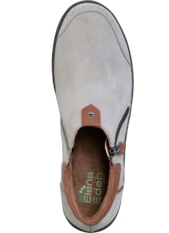 Outlet ELENA EDEN , bequeme Damen-Boots, Weite H, mit herausnehmbarem Fußbett GRAU
