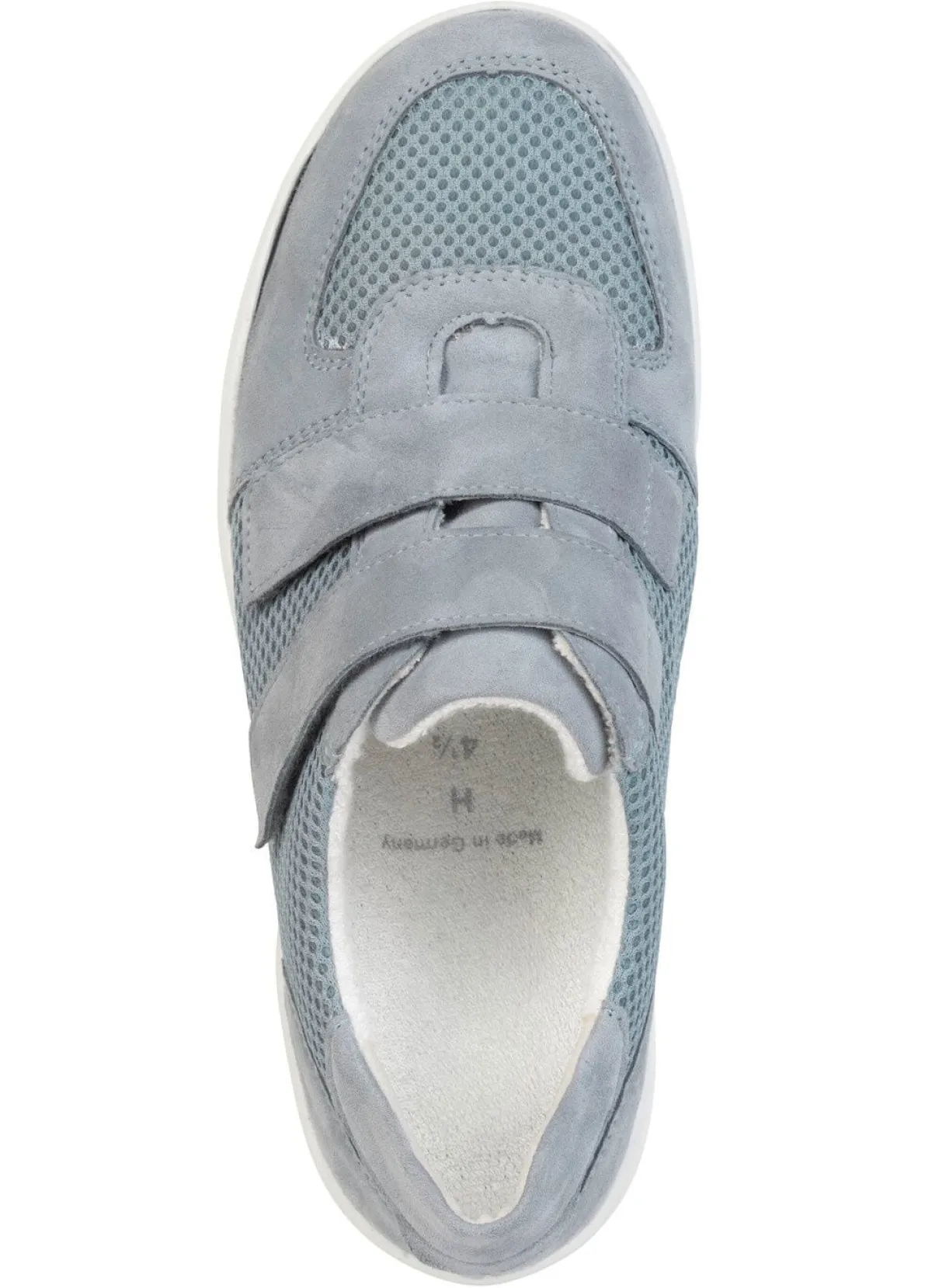 Online BADER ELENA EDEN, bequeme Damen-Klettschuhe, Weite H, mit herausnehmbarem Fußbett BLAU