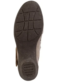 Sale ELENA EDEN , bequeme Damen-Pumps, Weite H, mit herausnehmbarem Fußbett TAUPE