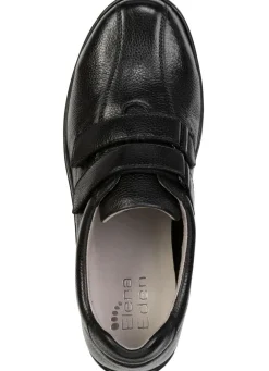 ELENA EDEN , bequeme Damen-Slipper, Weite H, mit herausnehmbarem Fußbett SCHWARZ
