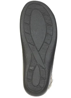ELENA EDEN , bequeme Damen-Sandalen, Weite H, mit herausnehmbarem Fußbett WEISS