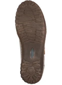 Sale ELENA EDEN , bequeme Damen-Schnürschuhe, Weite G, mit herausnehmbarem Fußbett TAUPE