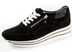 Discount ELENA EDEN , bequeme Damen-Sneaker, Weite G, mit herausnehmbarem Fußbett SCHWARZ