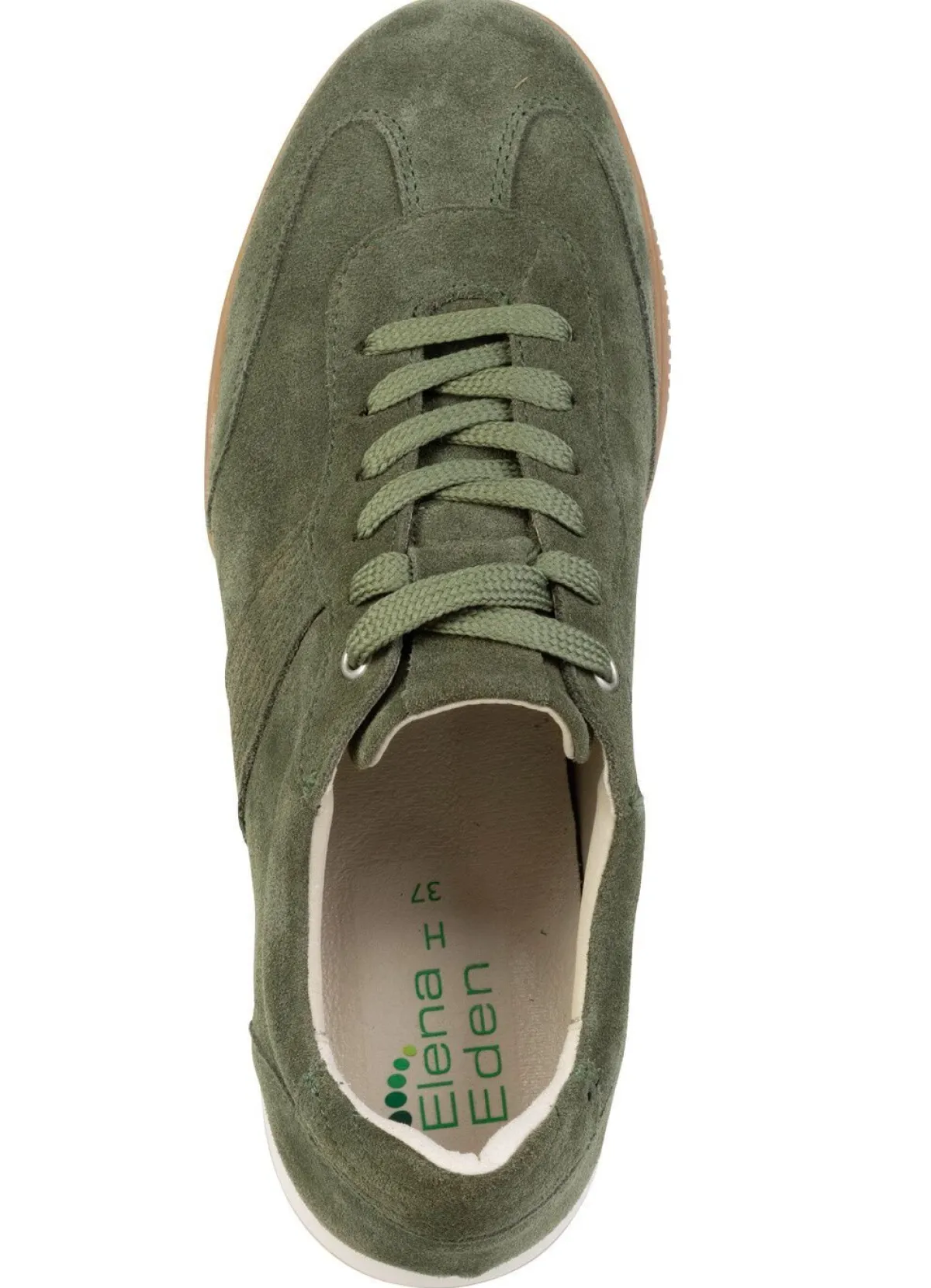 Best ELENA EDEN , bequeme Damen-Sneaker, Weite H, mit herausnehmbarem Fußbett GRÜN