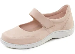 ELENA EDEN , bequeme Damen-Slipper, Weite H, mit herausnehmbarem Fußbett SAND