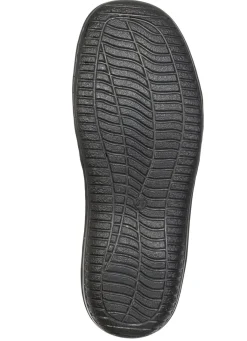 New ELENA EDEN , bequeme Damen-Slipper, Weite G, mit herausnehmbarem Fußbett GRAU