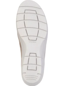 Outlet ELENA EDEN , bequeme Damen-Slipper, Weite H, mit herausnehmbarem Fußbett TAUPE