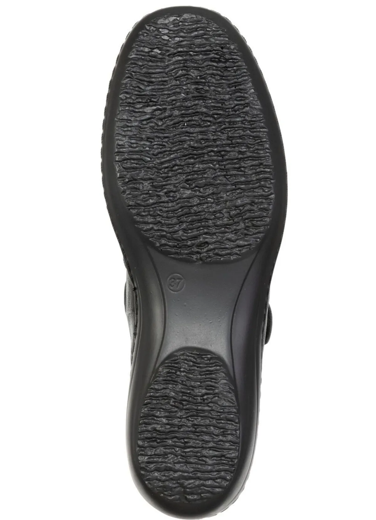 ELENA EDEN , bequeme Damen-Spangenschuhe, Weite H, mit herausnehmbarem Fußbett SCHWARZ