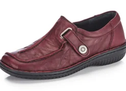 Discount ELENA EDEN , bequeme Damen-Slipper, Weite G, mit herausnehmbarem Fußbett BURGUND