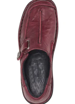 Discount ELENA EDEN , bequeme Damen-Slipper, Weite G, mit herausnehmbarem Fußbett BURGUND