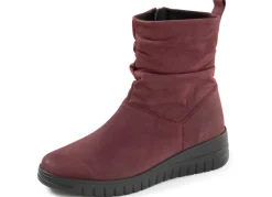 Clearance ELENA EDEN , bequeme Damen-Stiefeletten, Weite H, mit herausnehmbarem Fußbett BORDEAUX
