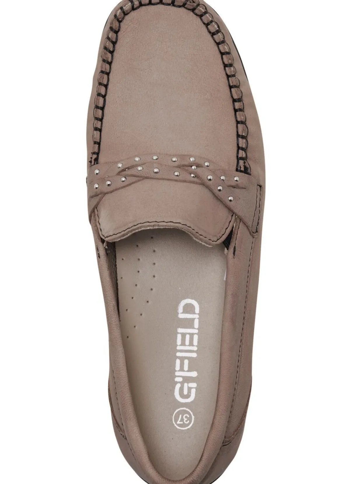 Clearance ELENA EDEN , bequeme Damen-Slipper, Weite H, mit herausnehmbarem Fußbett TAUPE