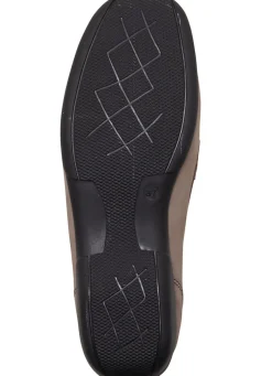 Clearance ELENA EDEN , bequeme Damen-Slipper, Weite H, mit herausnehmbarem Fußbett TAUPE