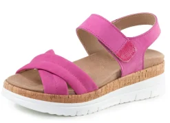 New BADER ELENA EDEN, bequeme Damen-Sandalen, Weite H, mit herausnehmbarem Fußbett PINK