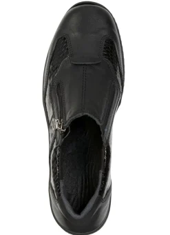 Online ELENA EDEN , bequeme Damen-Slipper, Weite H, mit herausnehmbarem Fußbett SCHWARZ
