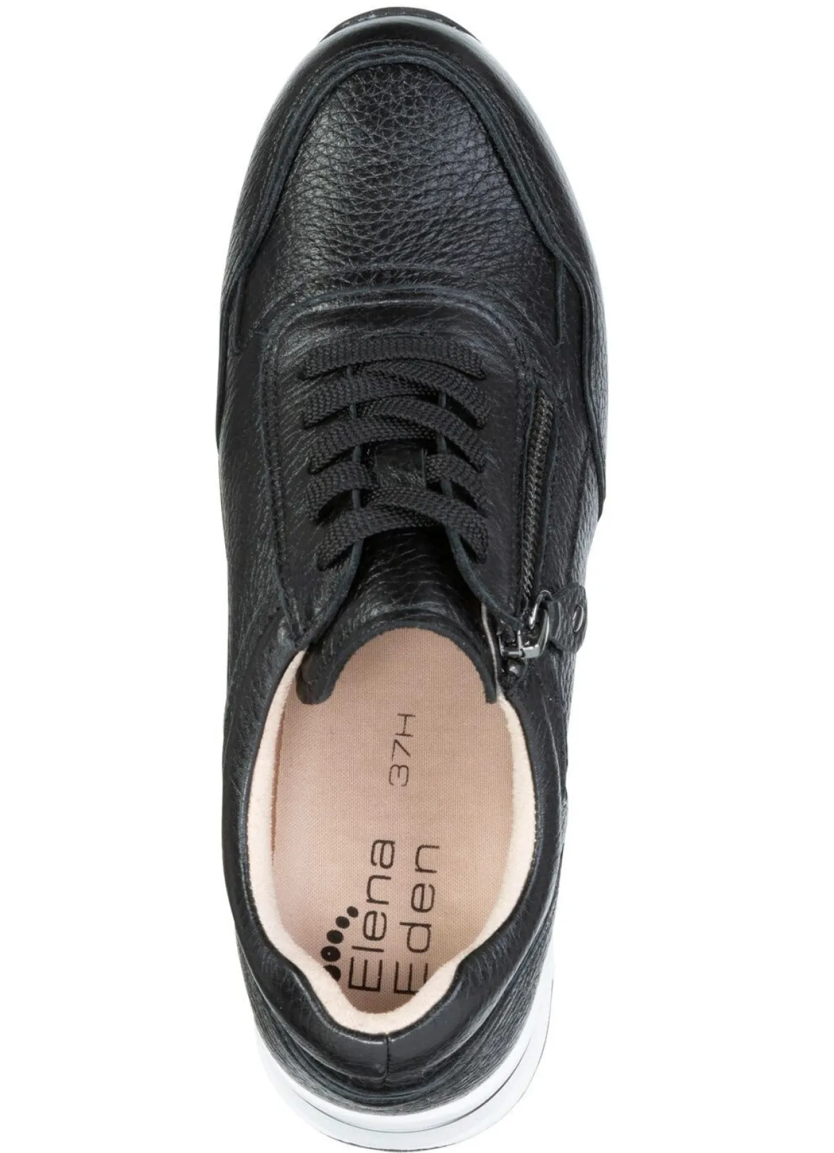 Sale ELENA EDEN , bequeme Damen-Sneaker, Weite H, mit herausnehmbarem Fußbett SCHWARZ