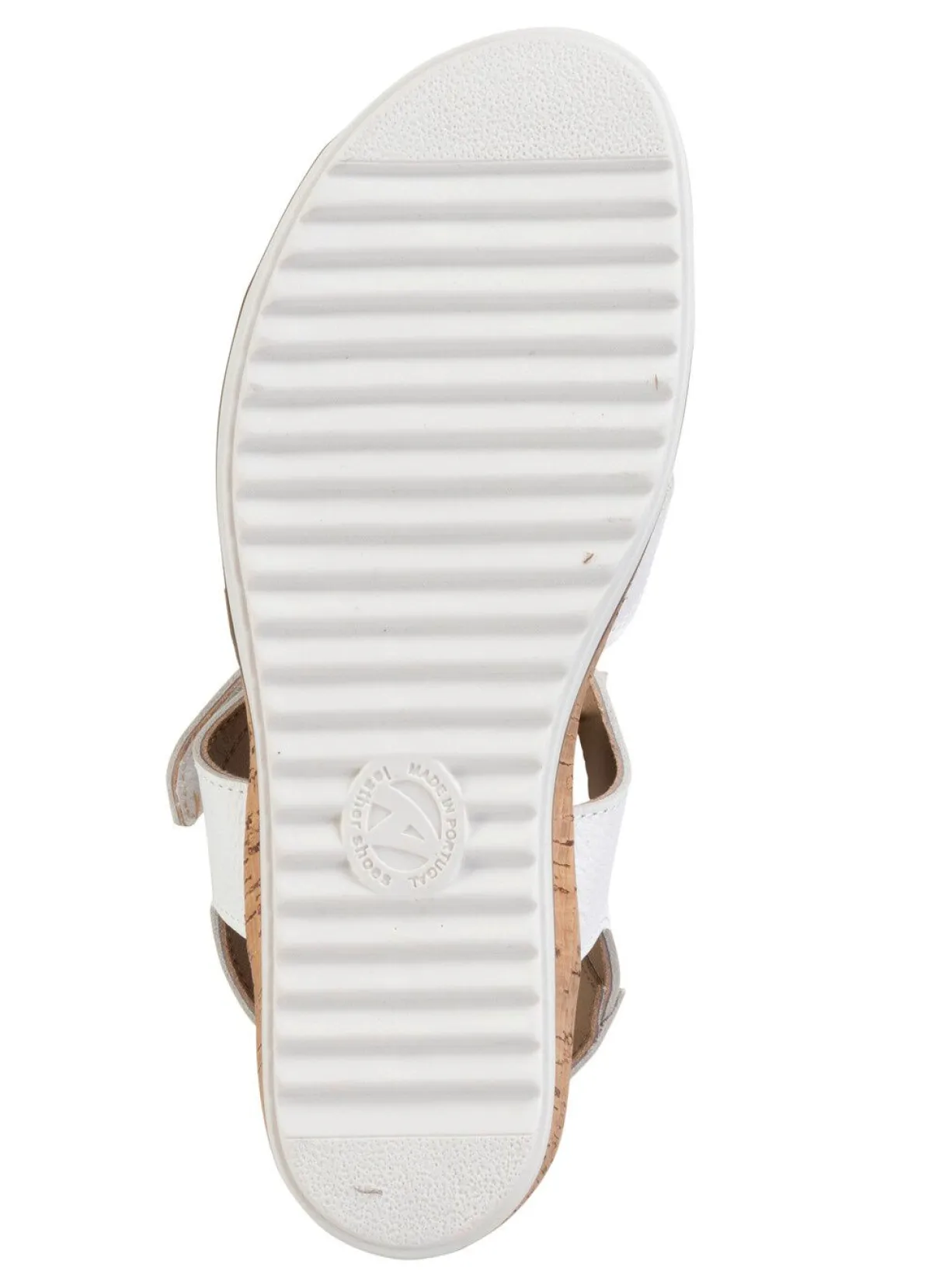 New ELENA EDEN , bequeme Damen-Sandalen, Weite H, mit herausnehmbarem Fußbett WEISS