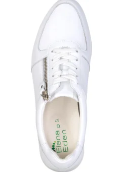 Online ELENA EDEN , bequeme Damen-Sneaker, Weite G, mit herausnehmbarem Fußbett WEISS