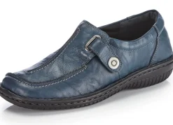 Sale ELENA EDEN , bequeme Damen-Slipper, Weite G, mit herausnehmbarem Fußbett MARINE