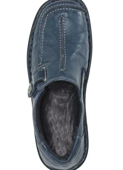 Sale ELENA EDEN , bequeme Damen-Slipper, Weite G, mit herausnehmbarem Fußbett MARINE