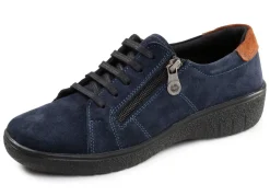 Online ELENA EDEN , bequeme Damen-Schnürschuhe, Weite G, mit herausnehmbarem Fußbett MARINE