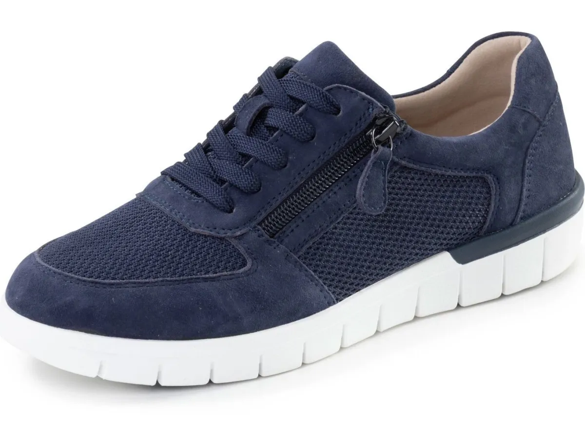 Online ELENA EDEN , bequeme Damen-Sneaker, Weite H, mit herausnehmbarem Fußbett MARINE
