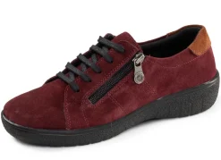 Online ELENA EDEN , bequeme Damen-Schnürschuhe, Weite G, mit herausnehmbarem Fußbett BORDEAUX