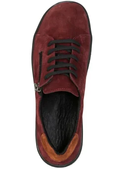 Online ELENA EDEN , bequeme Damen-Schnürschuhe, Weite G, mit herausnehmbarem Fußbett BORDEAUX