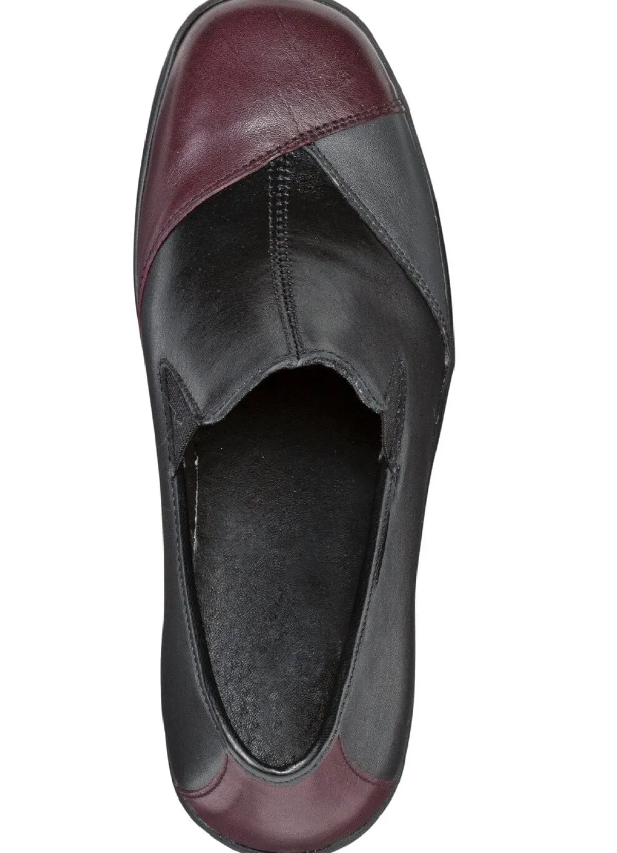 Best ELENA EDEN , bequeme Damen-Slipper, Weite H, mit herausnehmbarem Fußbett SCHWARZ-CHIANTI-GRAU