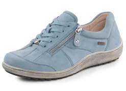 Clearance ELENA EDEN , bequeme Damen-Schnürschuhe, Weite H, mit herausnehmbarem Fußbett JEANS