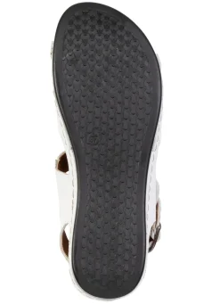 Sale ELENA EDEN , bequeme Damen-Sandalen, Weite G, mit Klettverschluss WEISS