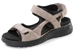 Discount ELENA EDEN , bequeme Damen-Sandalen, Weite H, mit herausnehmbarem Fußbett TAUPE