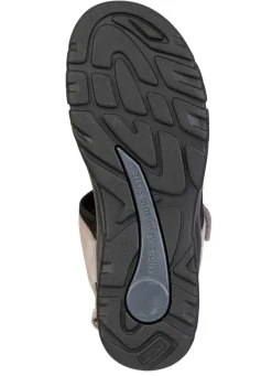 Discount ELENA EDEN , bequeme Damen-Sandalen, Weite H, mit herausnehmbarem Fußbett TAUPE