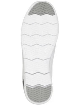 Online ELENA EDEN , bequeme Damen-Sneaker, Weite G, mit herausnehmbarem Fußbett WEISS-SILBER