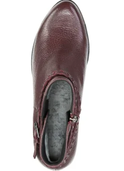 Best ELENA EDEN , bequeme Damen-Stiefeletten, Winterschuhe, Weite G, mit Reißverschluss BORDEAUX