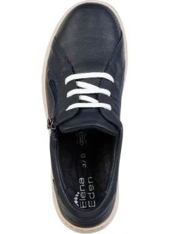 Outlet ELENA EDEN , bequeme Damen-Schnürschuhe, Weite G, mit herausnehmbarem Fußbett MARINE