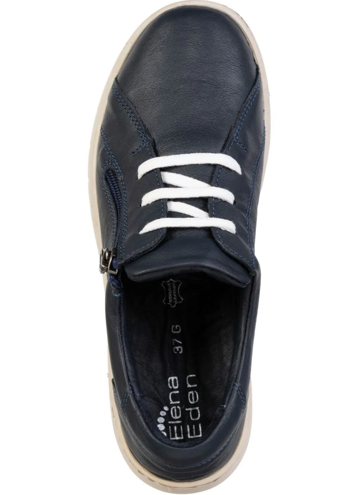 Outlet ELENA EDEN , bequeme Damen-Schnürschuhe, Weite G, mit herausnehmbarem Fußbett MARINE