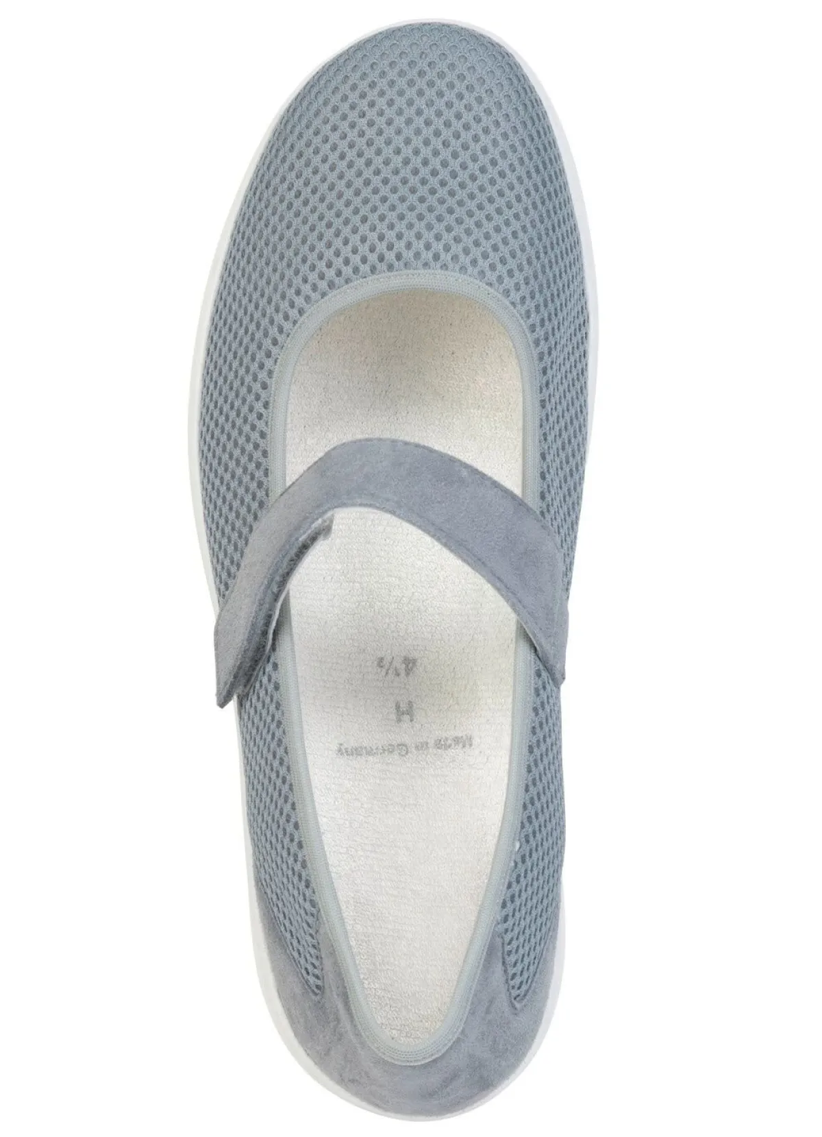 Discount ELENA EDEN , bequeme Damen-Spangenschuhe, Weite H, mit herausnehmbarem Fußbett BLAU