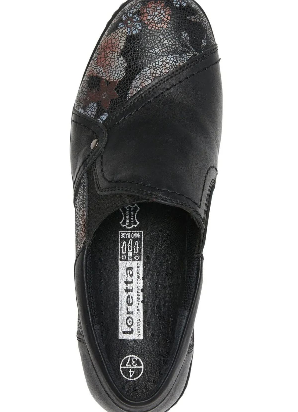 Discount ELENA EDEN , bequeme Damen-Slipper, Weite H, mit herausnehmbarem Fußbett SCHWARZ
