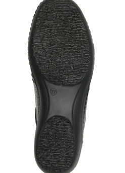Discount ELENA EDEN , bequeme Damen-Slipper, Weite H, mit herausnehmbarem Fußbett SCHWARZ