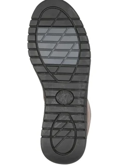 Hot ELENA EDEN , bequeme Damen-Stiefeletten, Weite H, mit herausnehmbarem Fußbett DUNKELTAUPE