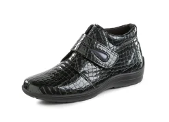 Hot ELENA EDEN Bootie mit verstellbarer Klettspange DUNKELGRAU