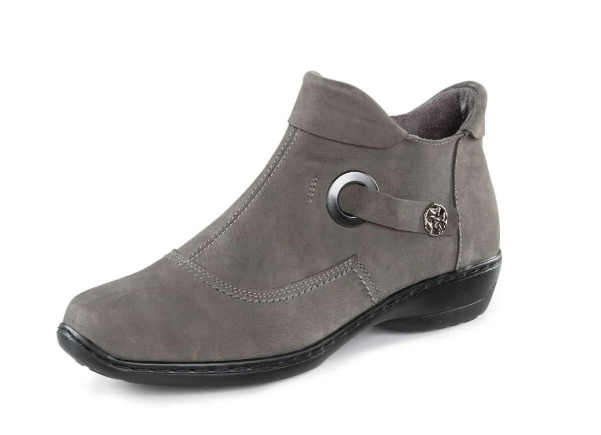 Hot ELENA EDEN Bootie mit Zierspange GRAU