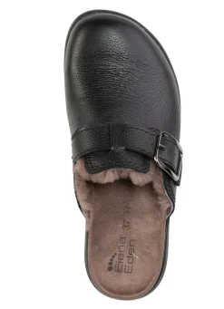 ELENA EDEN Clog mit verstellbarer Spange SCHWARZ