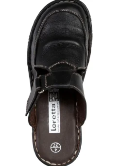 Clearance ELENA EDEN Clog mit Zierlochung SCHWARZ