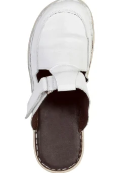 Discount ELENA EDEN Clog mit Zierlochung WEISS