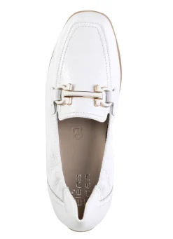 ELENA EDEN , elegante Damen-Slipper, Weite G, mit herausnehmbarem Fußbett WEISS