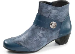 Clearance ELENA EDEN , elegante Damen-Stiefeletten, Weite G, mit herausnehmbarem Fußbett JEANS